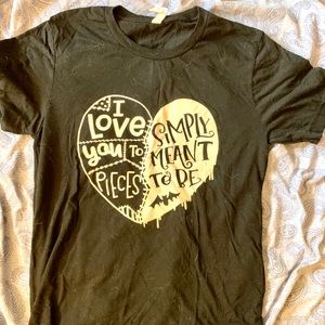 Nightmare before christmas inspired tee